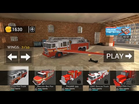Flying Fire Truck Games #1 - Fire Truck Simulator 2021 - Android Gameplay HD
