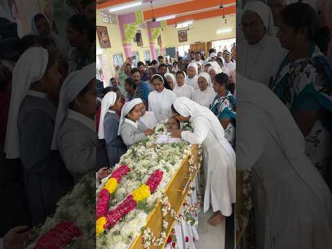 Sister Mary Usha funeral service 🙏