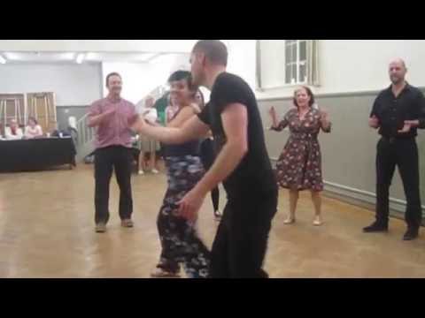 Beginners Lindy Hop Lesson - Rock Step & Triple Step - Recap 2