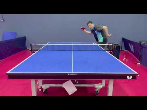 Butterfly Training Tips with Ju Mingwei - Forehand Sidespin Underspin Serve