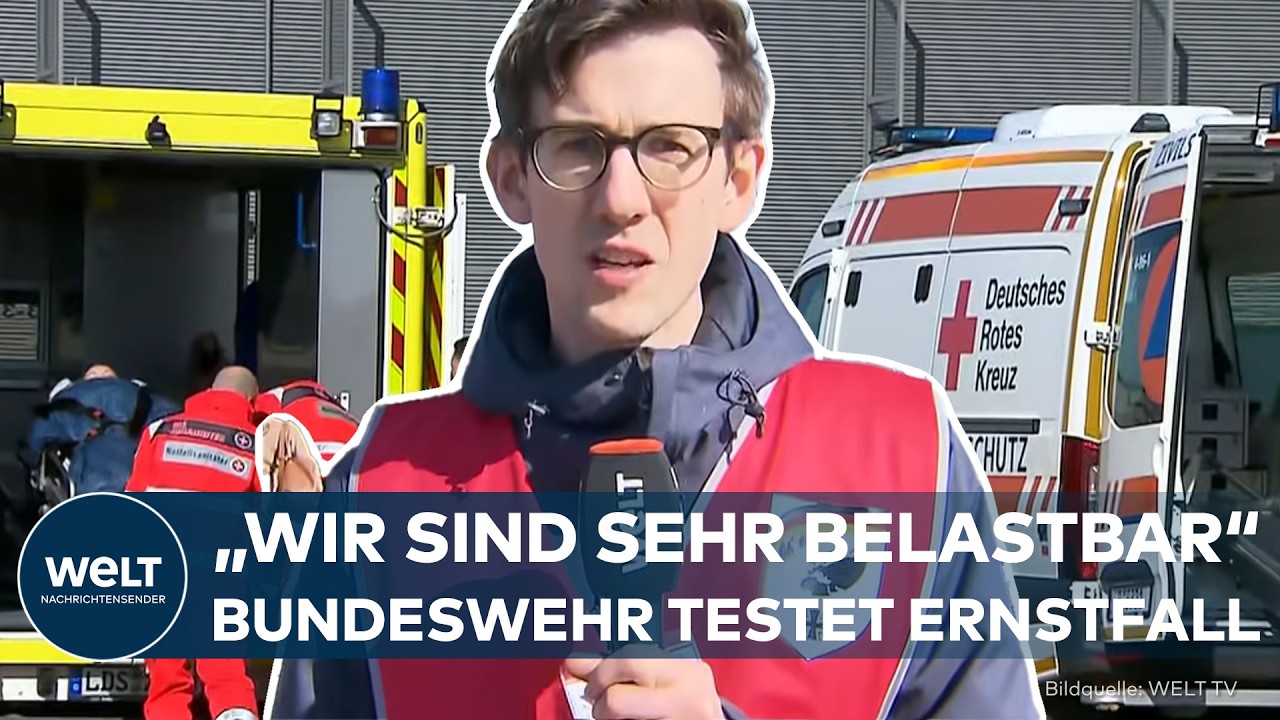 DEUTSCHLAND: Bundeswehr probt Ernstfall am BER - Großübung testet Rettungskette für Verwundete!
