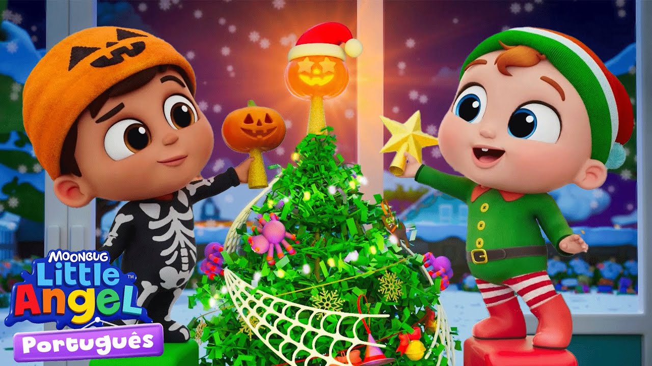 ⭐ Novo Episódio ⭐ Decorando a árvore de Natal 🎄🥳  Little Angel Brasil | Músicas Infantis