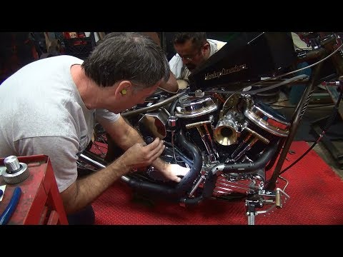 #103 s&s 93ci evo, pan no oil pressure motor repair 1999 panhead bobber harley by tatro machine
