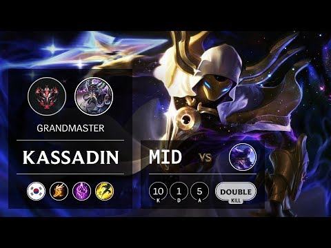Kassadin Mid vs Ryze - KR Grandmaster Patch 9.10