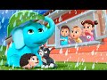 ️ Rain Rain Go Away Zoo Friends Want To Play Fun Kids Songs Nursery Rhymes TaibaKids
