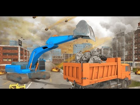 ► Excavator Robot Game Transforming Robot Simulator Android Gameplay