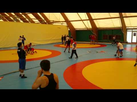 Yunan-Roma güləşçiləri İran komandası ilə birgə TMT-da / 10.04.2015