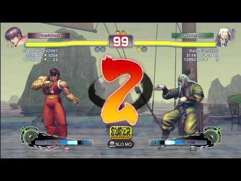 SSF4 AE Europe Ranked: elwoodblues0985(Guy) vs RaGe Genshir0(Gen)