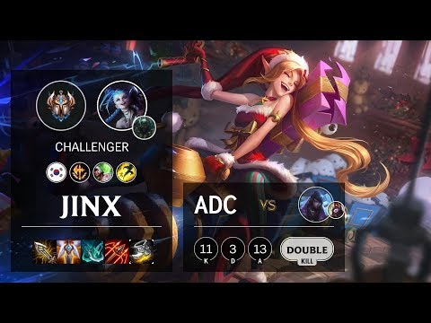Jinx ADC vs Aphelios - KR Challenger Patch 10.11