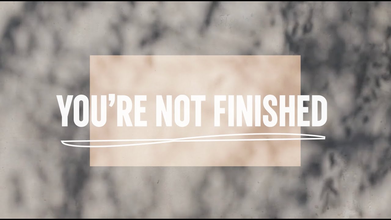 Anthony Evans and Kaleb Carson - You're Not Finished (official lyric video)