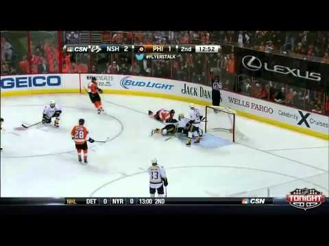 Predators at Flyers  Game Highlights   NHL VideoCenter   Philadelphia Flyers