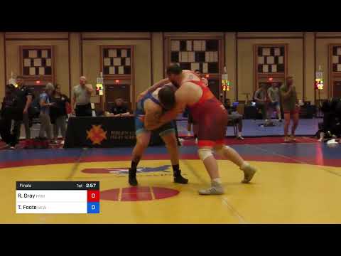 130 Kg Final - Robert Gray, Prince William FCA Wrestling Vs Tom Foote, New York Athletic Club 7a67