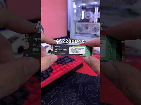 SSD APACER NVMe M.2 AS2280Q4X #pc #setup