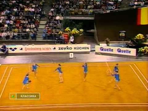 Czechoslovakia 3 ribbons and 3 balls Munich World Championships 1981