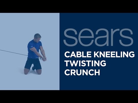 Cable Kneeling Twisting Crunch