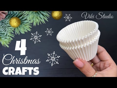 4 Easy Christmas Craft Ideas! ✨ Christmas decorations 2025