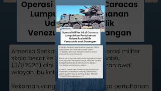 Militer AS Gempur Caracas, Sistem Pertahanan Udara Rusia Milik Venezuela Tak Berdaya