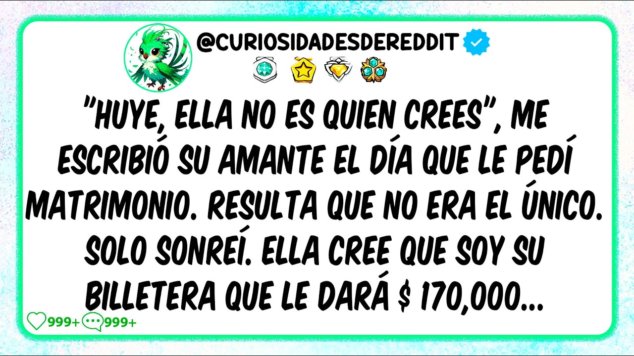 "HUYE, Ella NO Es Quien CREES", Me Escribió Su AMANTE El Día Que Le Pedí MATRIMONIO. NO era el Único