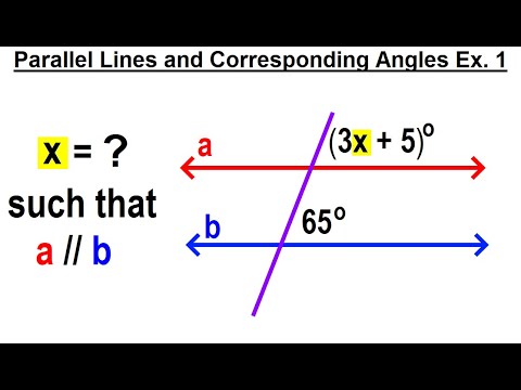 Geometry Ch 4 Lines and Angles 1 of 54 Parallel Lines and Planes