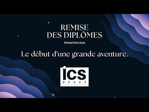 Remise des diplômes ICS Bégué