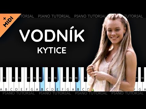 Vodník - Soundtrack Kytice (piano tutorial | noty | MIDI | české písničky)