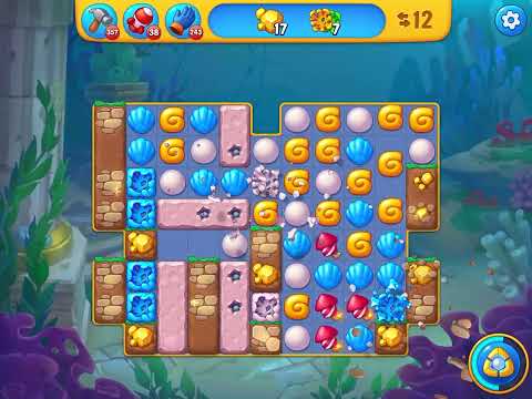 Fishdom level 5736 no boosters フィッシュダム ノーマル [Friend's]