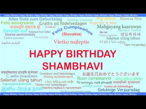 Shambhavi   Languages Idiomas - Happy Birthday