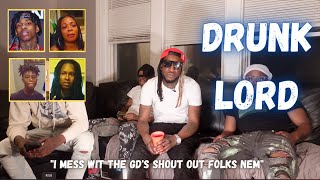 Drunk Lord On Queen D, Polo G hood Ties & Street Cred! Talks Tay Savavge & Yung Liv Chain situation!
