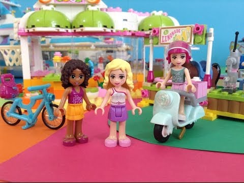 Vidéo LEGO Friends 41035 : Le bar à smoothie de Heartlake City