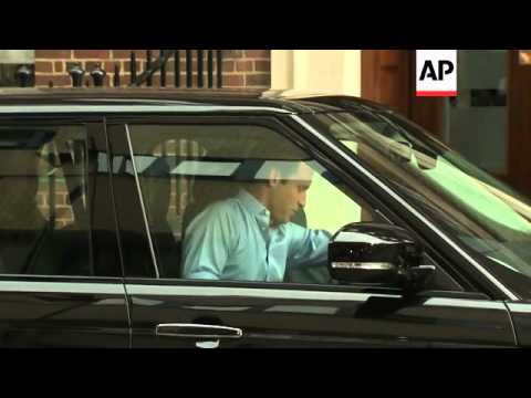 Prince William, Duchess of Cambridge, baby boy leave hospital