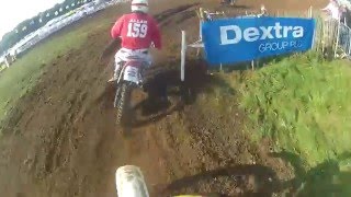 preview picture of video '1986 Yamaha YZ490 International Air Hammer Vets MXdN EVO 500 Moto #4 Farleigh Castle Sep.  2014'