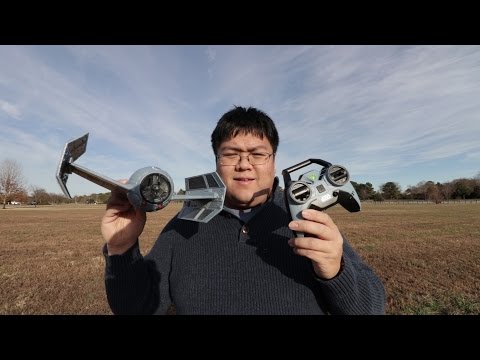 Star Wars Darth Vader Tie Advanced X1 Flight and Review