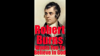 Robert Burns wants you to believe in God / #shorts / Wisdom of 101 Famous Poems
