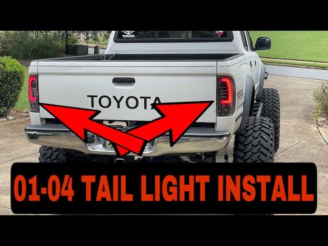 01-04 Tacoma LED Tail Light INSTALL!!