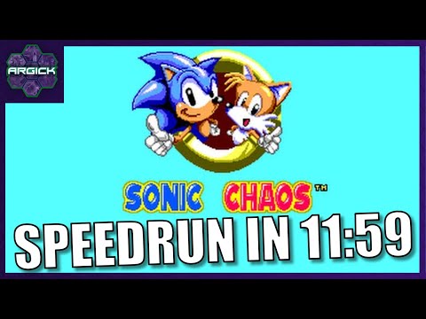 My first sub 12 minute speedrun! - Sonic Chaos speedrun as Sonic in 11:59