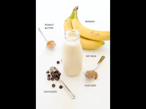 The best peanut butter banana protein smoothie 🔥