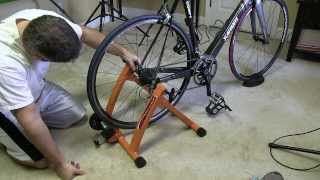 Conquer Indoor Bicycle Cycling Trainer Exercise Stand Setup