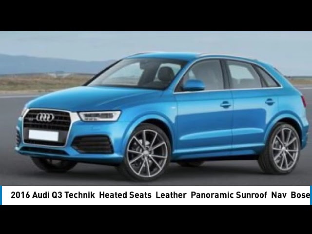 2016 Audi Q3 Technik | Heated Seats | Leather in Cars & Trucks in Strathcona County