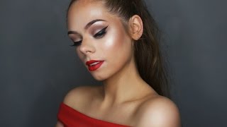 CHRISTMAS LOOK with ONLY Drugstore Products