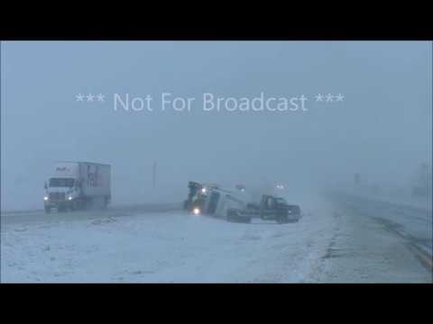 Russell Kansas Accident Blizzard Effects Jan 22 2018