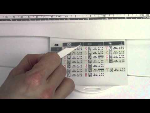 Viking Emerald 116 12 Sewing Advisor & Sewing Guide Reference Chart