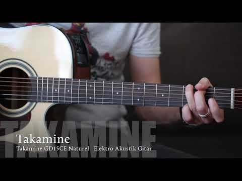 Takamine GD15CE Naturel Elektro Akustik Gitar - Video