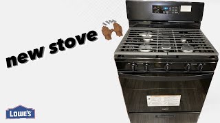 New Stove for LOWES #newappliances #lowes #kitchen