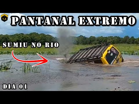 Day 1 - Flooded Pantanal - Extreme 4x4 Crossing - Did we lose the engine?