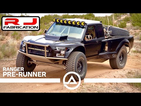 $350,000 Big Block Ford Ranger Luxury Pre-Runner Throwing Down & Going Airborn!