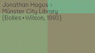 Münster City Library: Peter Wilson of Bolles+Wilson on the role of libraries with Jonathan Hagos