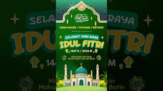 Download lagu Jasa Pembuatan Video Ucapan Idul Fitri 2026 #idulftri #idulfitri2026 #idulfitri1447 #shorts mp3 Download lagu Jasa Pembuatan Video Ucapan Idul Fitri 2026 #idulftri #idulfitri2026 #idulfitri1447 #shorts mp3