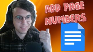 How To Add Page Numbers In Google Docs