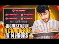 27 KD Conqueror In 14 Hours | New World Record I Conquered The Conqueror😱 | Pubg Mobile | How Brand