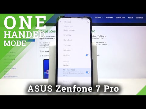 How to Use One Handed Mode in ASUS Zenfone 7 Pro - Shrink Screen